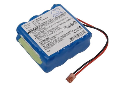 9.6V, 2000mAh, Ni-MH Battery fits Terumo, Syringe Pump Te311, Syringe Pump Te311/2, 19.2Wh