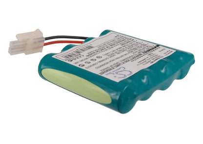 4.8V, 2000mAh, Ni-MH Battery fits Omron, Hem-907, Hem-907-pbat, 9.6Wh