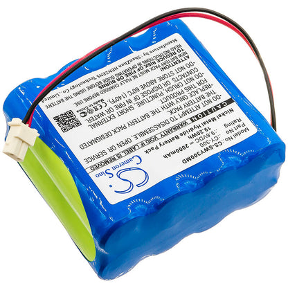 9.6V, 2000mAh, Ni-MH Battery fits Smiths, Cy-300, 19.2Wh