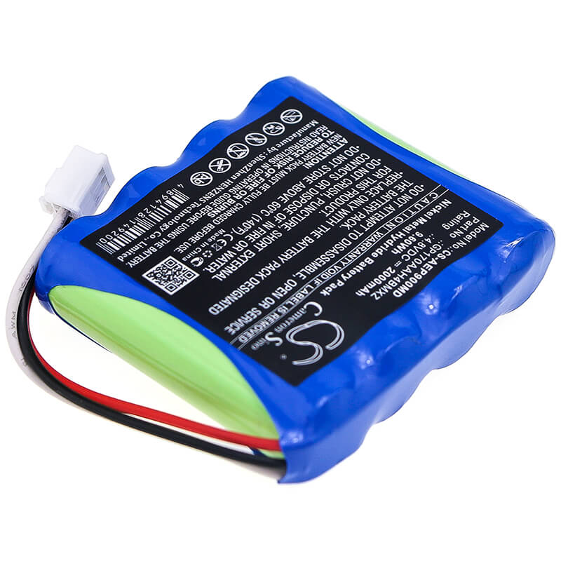 4.8V, 2000mAh, Ni-MH Battery fits American Diagnostic, 9002-5, Adc E-sphyg 2, 9.6Wh