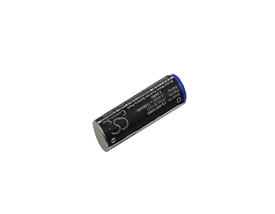 2.4V, 1100mAh, Ni-MH Battery fits Welch-allyn, 72900, 2.64Wh