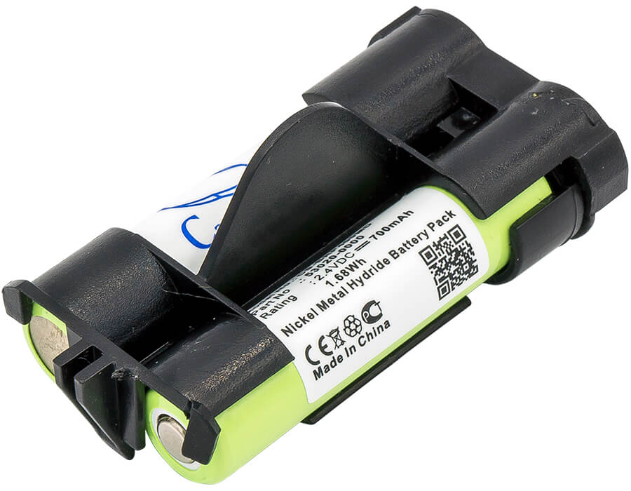 2.4V, 700mAh, Ni-MH Battery fits B.braun, Thermoscan Pro 4000, Thermoscan Pro 4000 Ear Thermo, 1.68Wh