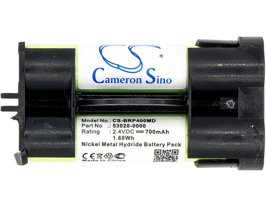 2.4V, 700mAh, Ni-MH Battery fits Welch-allyn, Thermoscan Pro 4000, Thermoscan Pro 4000 Ear Thermo, 1.68Wh