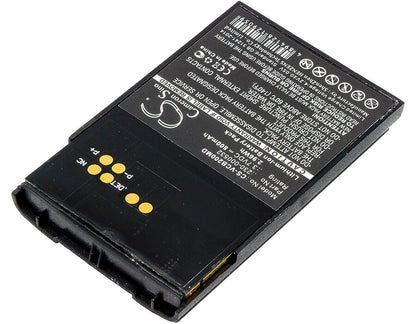 3.7V, 800mAh, Li-ion Battery fits Vocera, Communications Badge B1000, Communications Badge B2000, 2.96Wh
