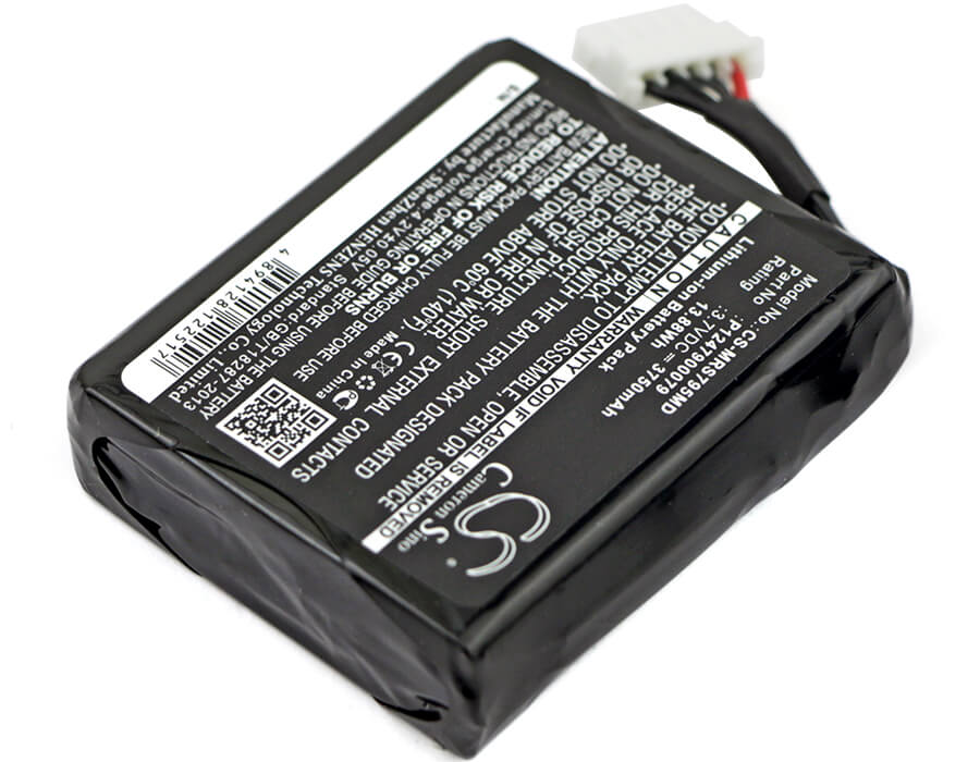 3.7V, 3750mAh, Li-ion Battery fits Masimo, Pulsoximeter Type 23794, Radical 7 Rainbow Set Pulse Ox, 13.875Wh