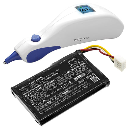 3.7V, 1150mAh, Li-ion Battery fits Reichert, Ipac, 4.255Wh