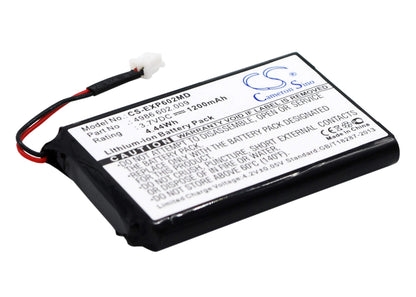 3.7V, 1200mAh, Li-ion Battery fits Eppendorf, Multipette E3, Multipette E3x, 4.44Wh