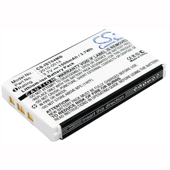 3.7V, 1000mAh, Li-ion Battery fits Iris, St4ex, 3.7Wh