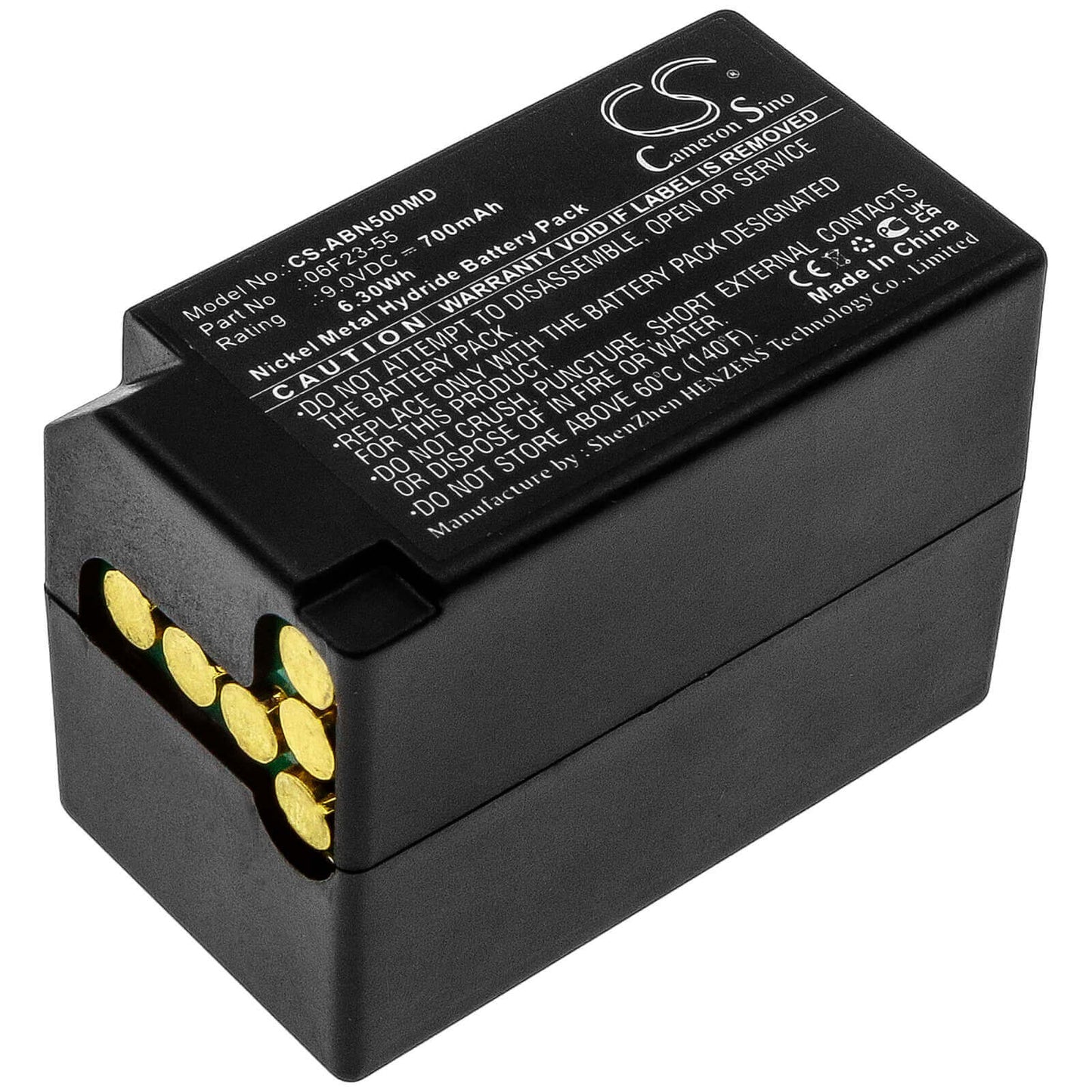 9.0V, 700mAh, Ni-MH Battery fits Abbott, An-500, I-stat 1, 6.3Wh