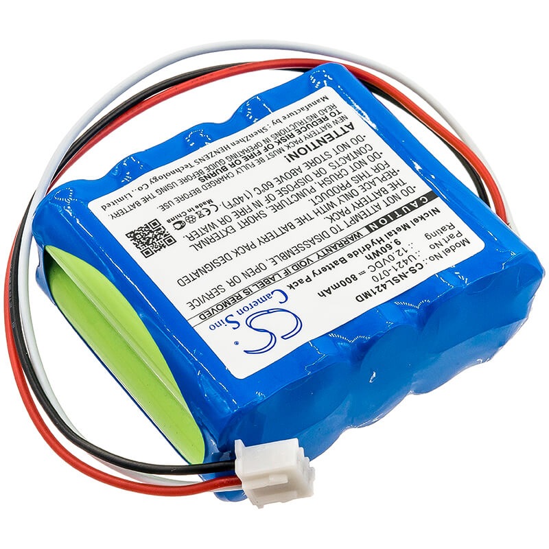 12.0V, 800mAh, Ni-MH Battery fits Endo-mate, Em13m, Ne131, 9.6Wh
