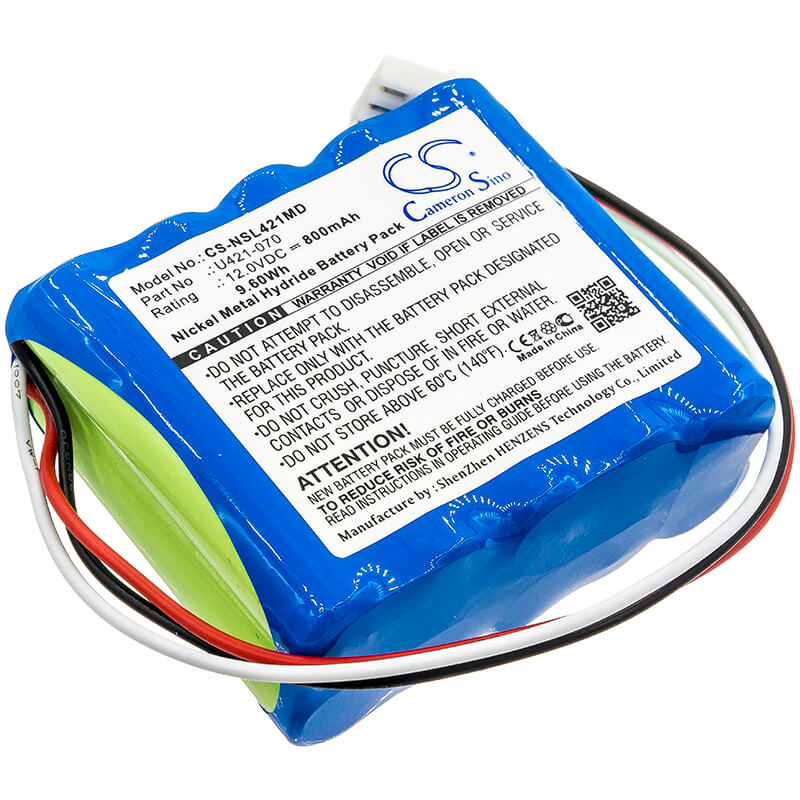 12.0V, 800mAh, Ni-MH Battery fits Nsk, Endomate Dt, Endo-mate Dt, 9.6Wh