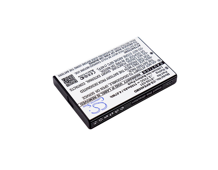 3.7V, 1100mAh, Li-ion Battery fits Rainin, E4 Pipette, E4 Xls+, 4.07Wh