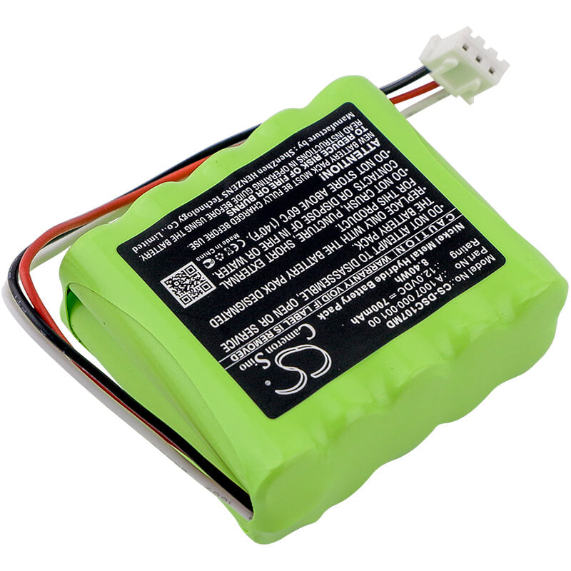 12.0V, 700mAh, Ni-MH Battery fits Dentsply, X-smart, X-smart Endodontic Motor, 8.4Wh