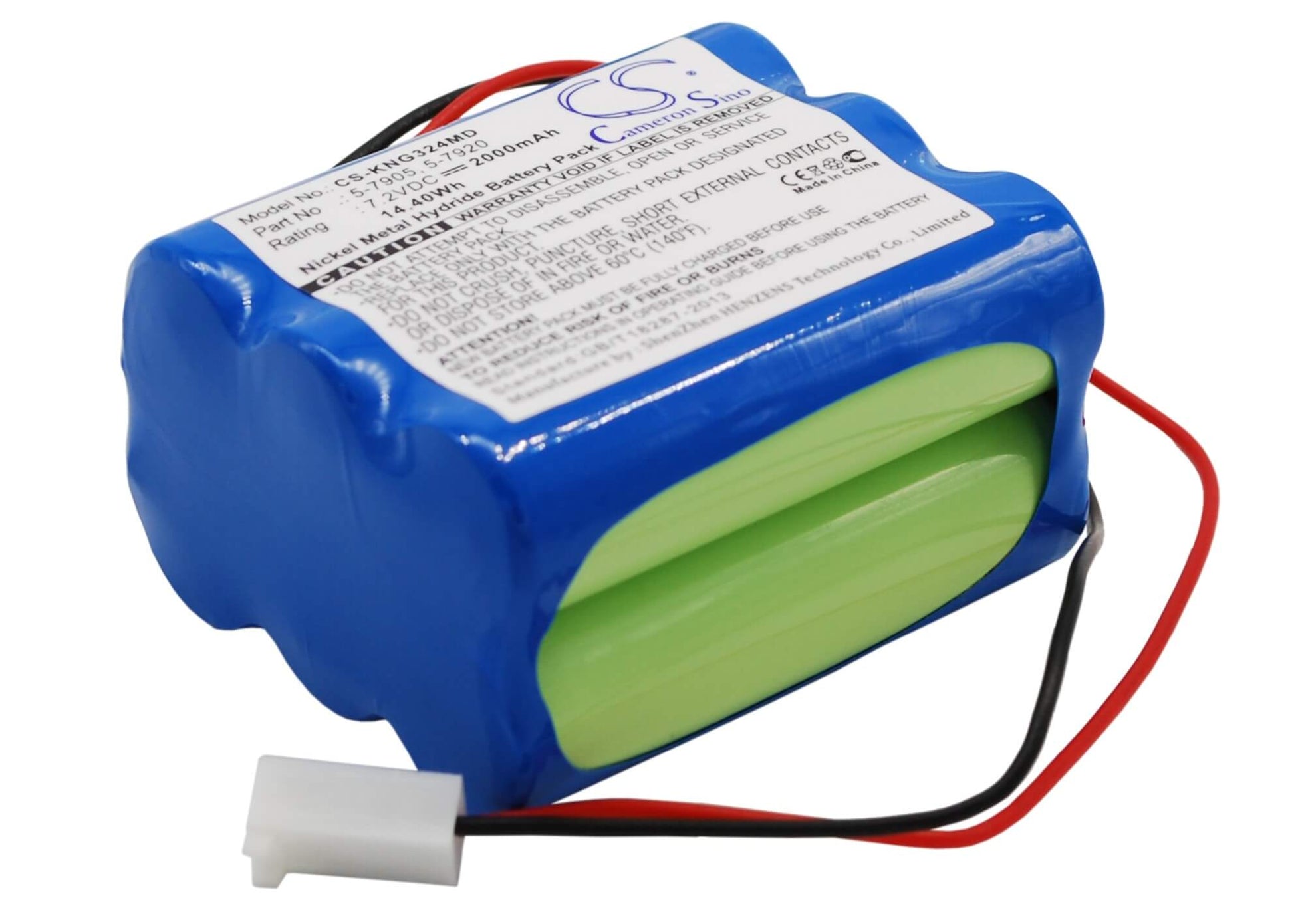 7.2V, 2000mAh, Ni-MH Battery fits Kangaroo, Control Enteral Feeding Pump, Pump 324, 14.4Wh