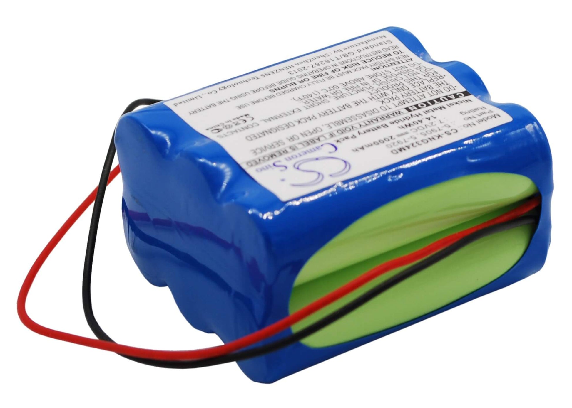 7.2V, 2000mAh, Ni-MH Battery fits Kangaroo, Control Enteral Feeding Pump, Pump 324, 14.4Wh
