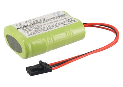 7.2V, 500mAh, Ni-MH Battery fits Welch-allyn, Gsi 37 Tympanometer, 3.6Wh