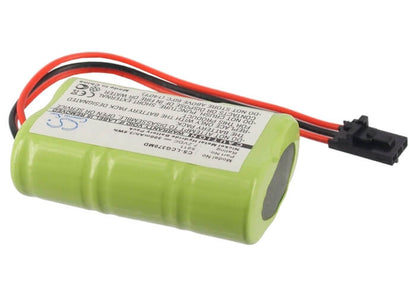 7.2V, 500mAh, Ni-MH Battery fits Welch-allyn, Gsi 37 Tympanometer, 3.6Wh