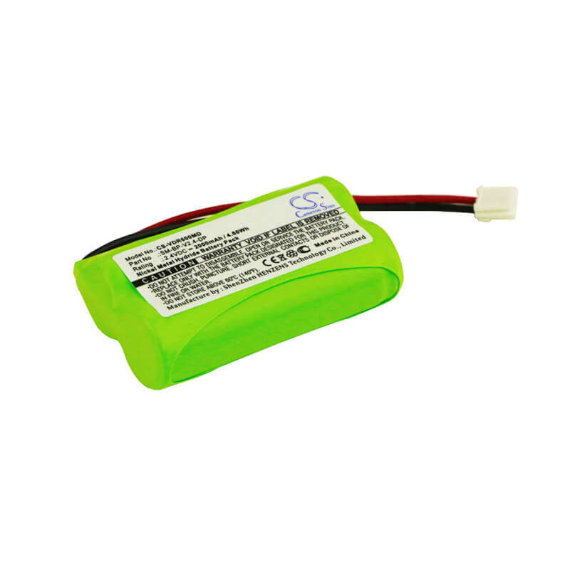 2.4V, 2000mAh, Ni-MH Battery fits Vdw, Raypex 6, 4.8Wh