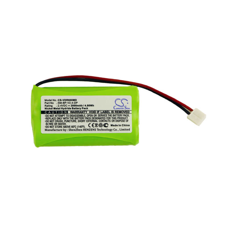 2.4V, 2000mAh, Ni-MH Battery fits Vdw, Raypex 6, 4.8Wh