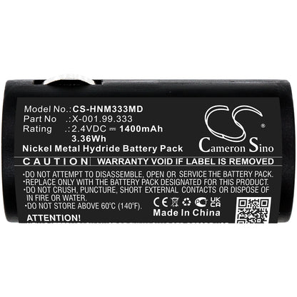 2.4V, 1400mAh, Ni-MH Battery fits Heine, Old S2z Handles, 3.36Wh