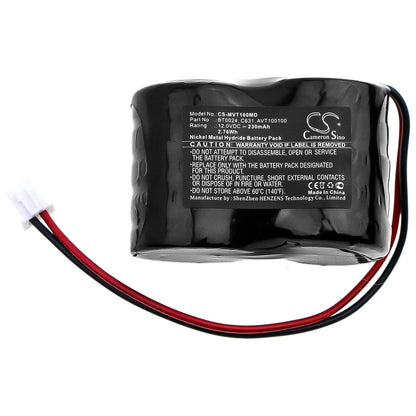 12.0V, 230mAh, Ni-MH Battery fits Imex, 421, Br0024, 2.76Wh