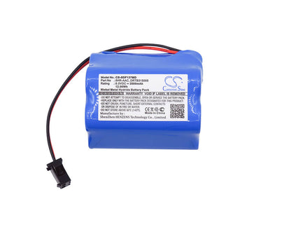 6V, 2000mAh, Ni-MH Battery fits Sanyo, Mdf-137, Mdf-c8v, 12Wh