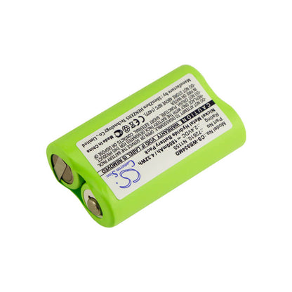 2.4V, 1800mAh, Ni-MH Battery fits Welch-allyn, Compacset 93400, Compact Otoscope 93400, 4.32Wh