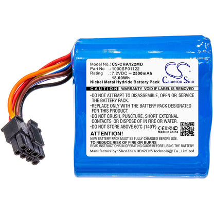 7.2V, 2500mAh, Ni-MH Battery fits Alaris Medicalsystems, Asena Cc, Asena Gh, 18Wh