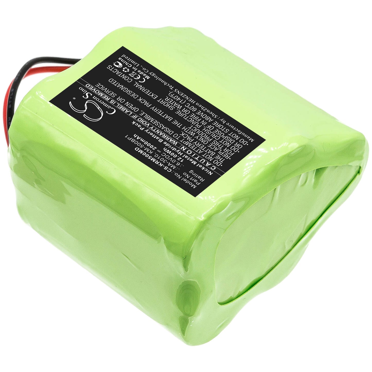 6.0V, 2000mAh, Ni-MH Battery fits Marco, Km500, Km-500 Auto Keratometer, 12Wh