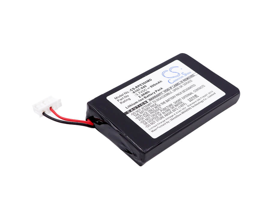 3.7V, 800mAh, Li-ion Battery fits Rainin, Edp3, Edp3 Plus, 2.96Wh