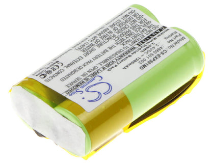 2.4V, 1200mAh, Ni-MH Battery fits Eppendorf, 4860, Research Pro, 2.88Wh