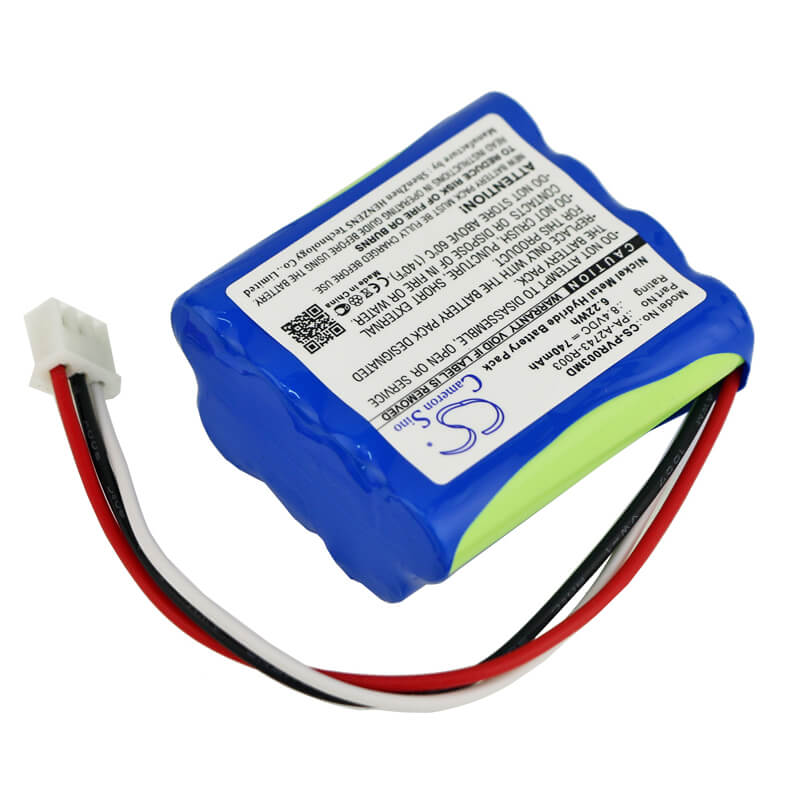 8.4V, 740mAh, Ni-MH Battery fits Physiomed, Vocastim, Vocastim Trainer, 6.216Wh