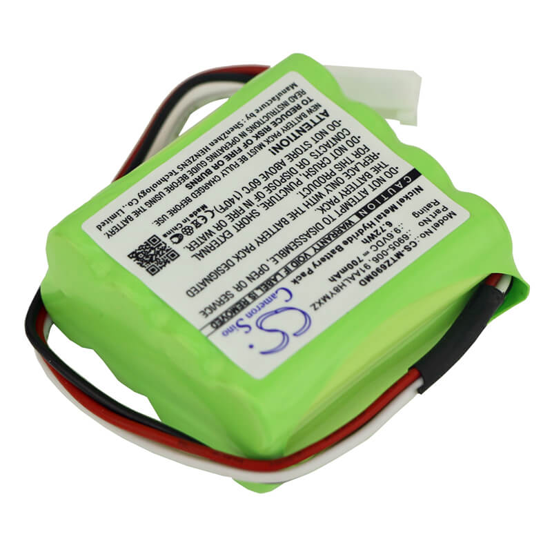 9.6V, 700mAh, Ni-MH Battery fits Morita, Dentaport Root Zx, Dentaport Zx, 6.72Wh