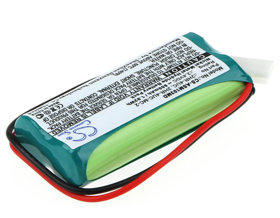 2.4V, 800mAh, Ni-MH Battery fits Drager, Jm103 Jaundice Meter, 1.92Wh