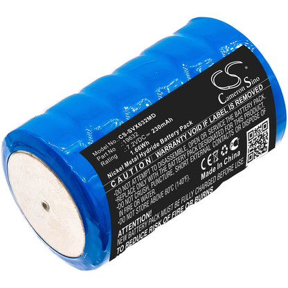 7.2V, 230mAh, Ni-MH Battery fits Servox, 14266, 19632, 1.656Wh