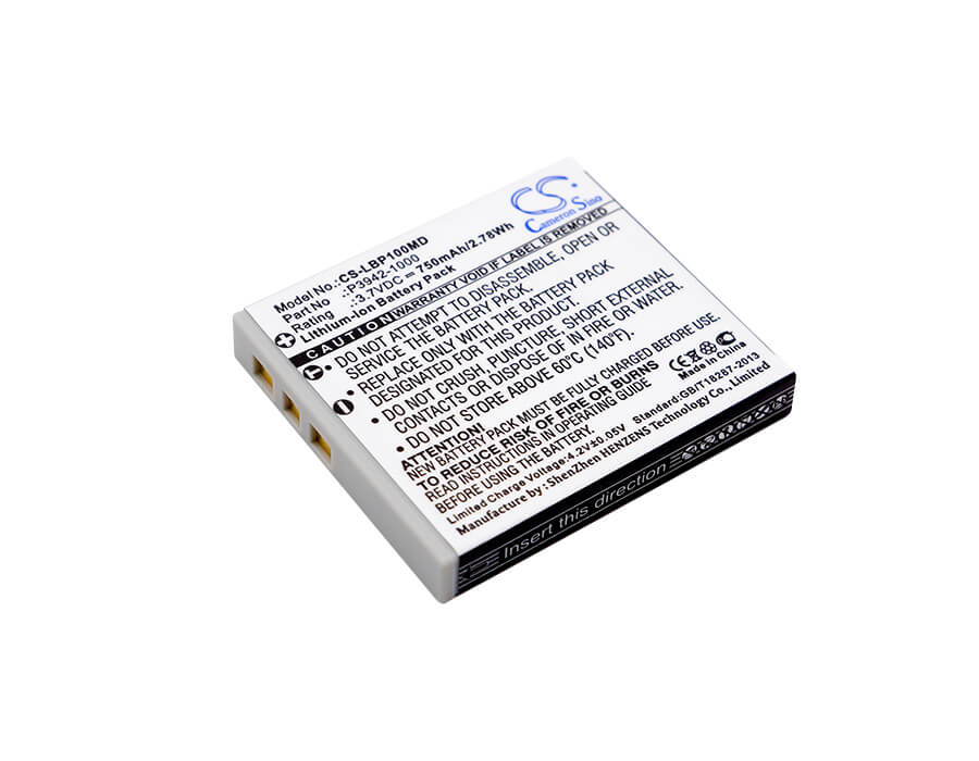 3.7V, 750mAh, Li-ion Battery fits Labnet, Biopette Plus 100-1000ml, 2.775Wh