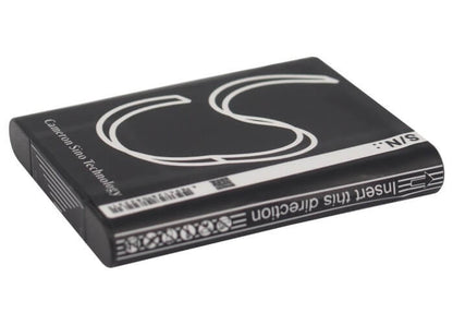 3.7V, 600mAh, Li-ion Battery fits Sharp, Portable Plasmacluster Ion Gen, 2.22Wh