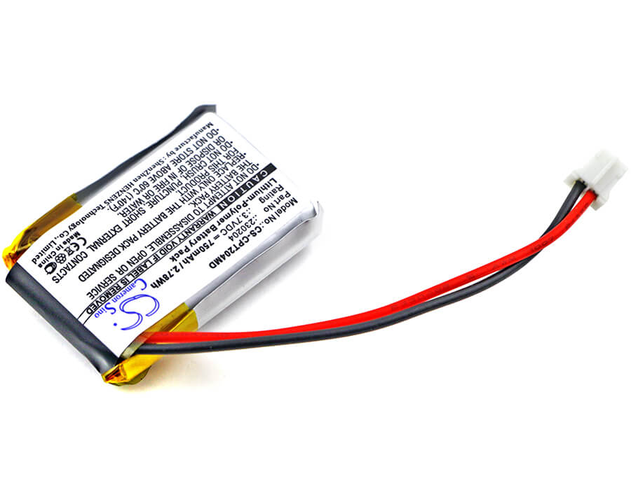 3.7V, 750mAh, Li-Polymer Battery fits Celltreat, Pipet Controller, 2.775Wh