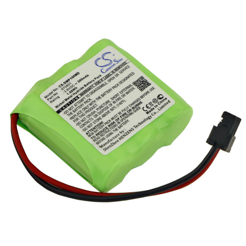 3.6V, 300mAh, Ni-MH Battery fits Dentsply, Maillefer Propex Locator, 1.08Wh