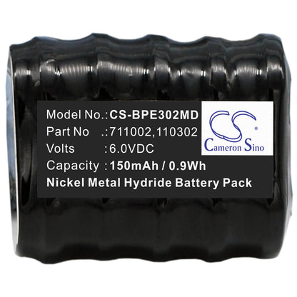 6.0V, 150mAh, Ni-MH Battery fits Biohit, Epet, Proline, 0.9Wh