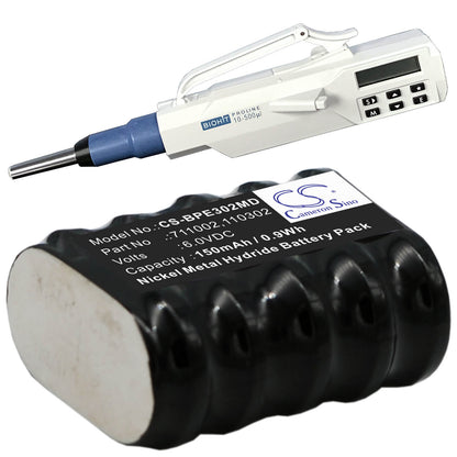6.0V, 150mAh, Ni-MH Battery fits Biohit, Epet, Proline, 0.9Wh