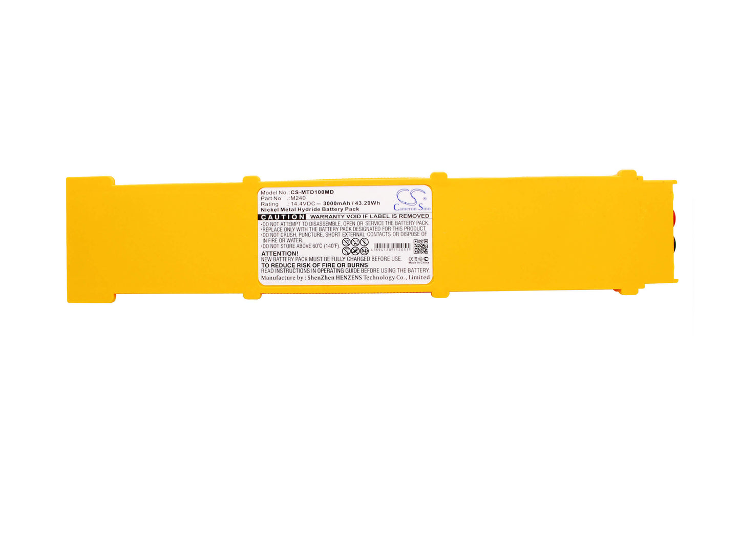 14.4V, 3000mAh, Ni-MH Battery fits Metrax, Dm1, Dm-1, 43.2Wh