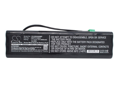 21.60V, 3000mAh, Ni-MH Battery fits Dimeq, Ek606, 64.8Wh