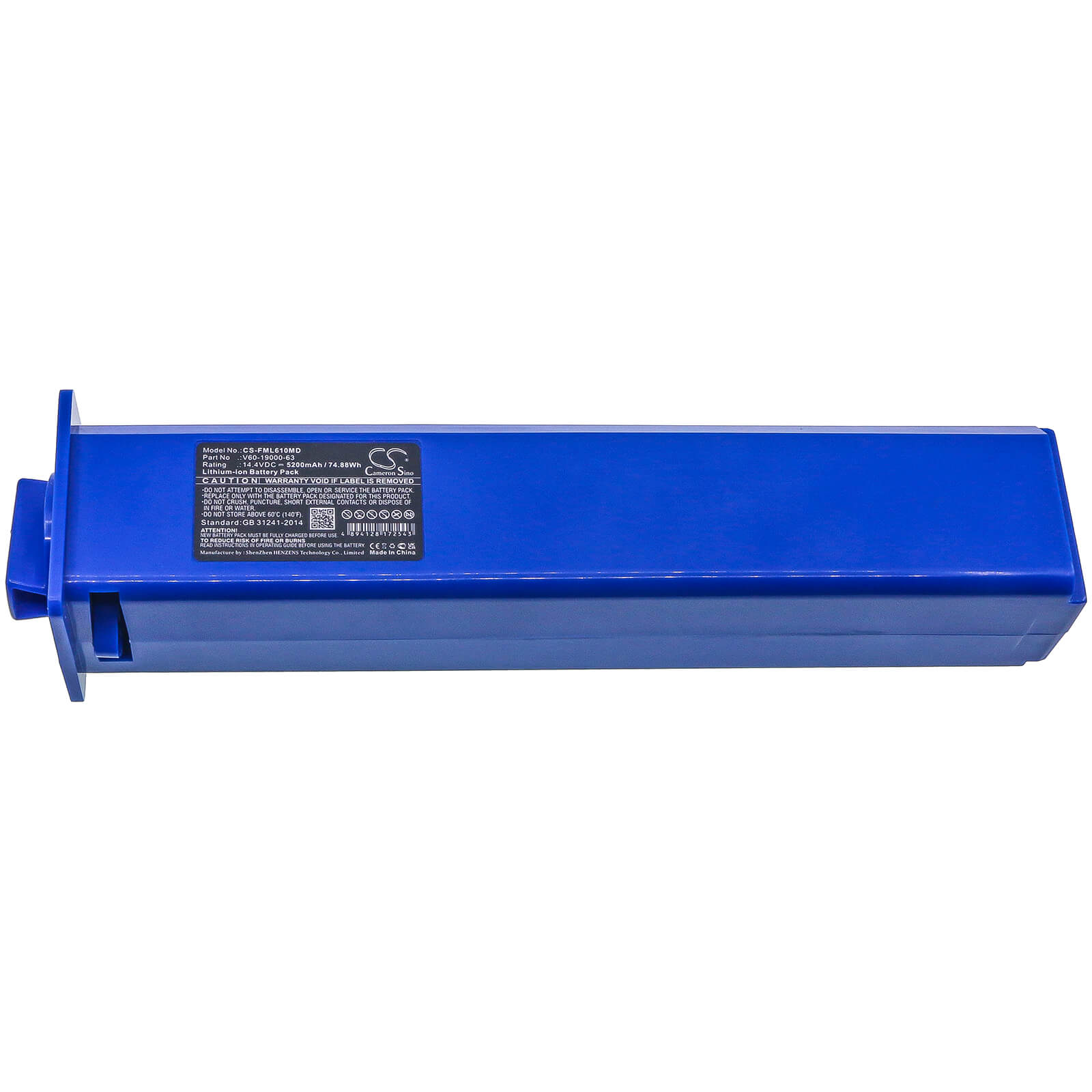 14.4V, 5200mAh, Li-ion Battery fits Flight Medical, Flight 60 Main, 74.88Wh
