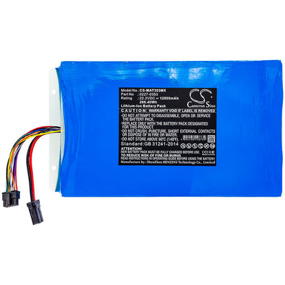 22.2V, 12000mAh, Li-ion Battery fits Maquet, 2270353, 0227-0353, 266.4Wh