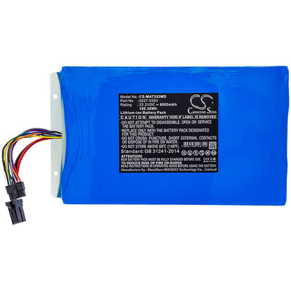 22.2V, 8800mAh, Li-ion Battery fits Maquet, 2270353, 0227-0353, 195.36Wh