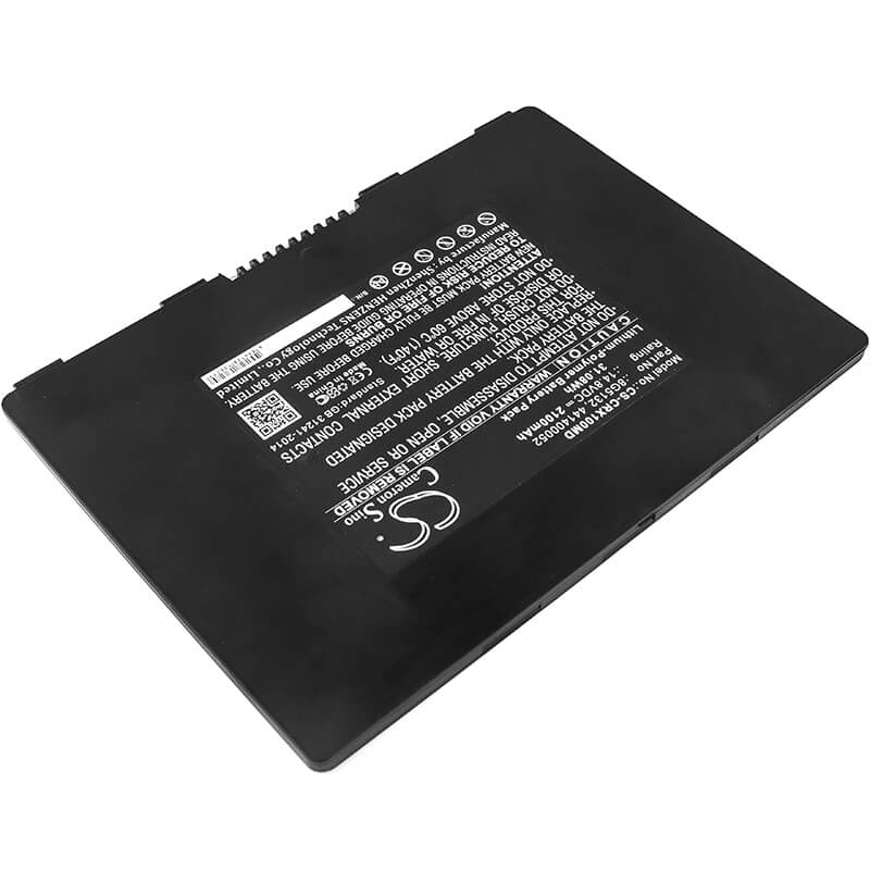 14.8V, 2100mAh, Li-Polymer Battery fits Carestream, Drx-1, Drx-1 System Flat Panel Digita, 31.08Wh