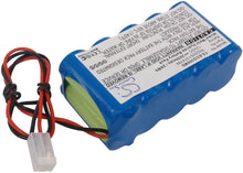 12.0V, 2000mAh, Ni-MH Battery fits Biocare, Ecg-100, Ecg-101, 24Wh