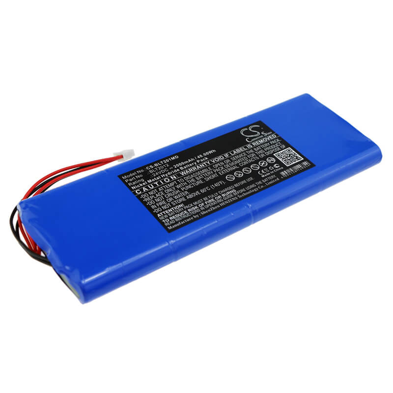 24.0V, 2000mAh, Ni-MH Battery fits Biolat, Twelve Lead Ecg, 48Wh