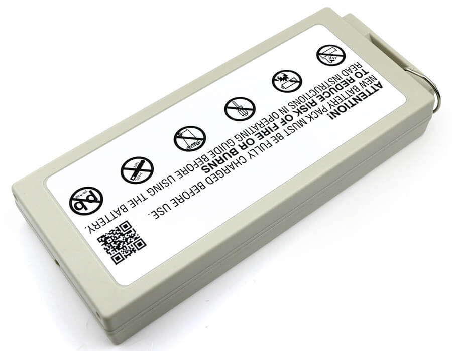 12.0V, 3700mAh, Ni-MH Battery fits Welch-allyn, Mrl Defibrillator Pic30, Mrl Defibrillator Pic40, 44.4Wh